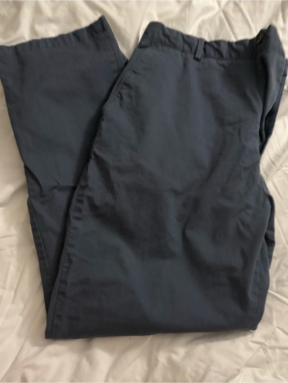 Charles Tyrwhitt Men's Classic Navy Cotton Pants 38w 30L